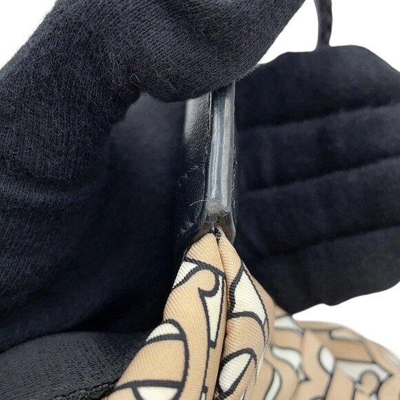 BURBERRY TBMonogram Waist Bag Nylon Beige/Black - Picture 9 of 16